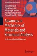 Altenbach / Jablonski / Schneider |  Advances in Mechanics of Materials and Structural Analysis | Buch |  Sack Fachmedien