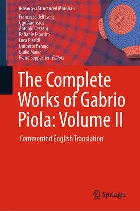dell'Isola / Andreaus / Cazzani |  The Complete Works of Gabrio Piola: Volume II | eBook | Sack Fachmedien
