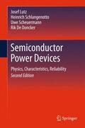 Lutz / De Doncker / Schlangenotto |  Semiconductor Power Devices | Buch |  Sack Fachmedien