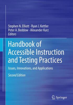 Elliott / Kurz / Kettler |  Handbook of Accessible Instruction and Testing Practices | Buch |  Sack Fachmedien