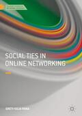 Ivana |  Social Ties in Online Networking | Buch |  Sack Fachmedien