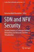 Khondoker |  SDN and NFV Security | Buch |  Sack Fachmedien