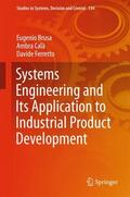 Brusa / Ferretto / Calà |  Systems Engineering and Its Application to Industrial Product Development | Buch |  Sack Fachmedien