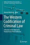 Masferrer |  The Western Codification of Criminal Law | Buch |  Sack Fachmedien