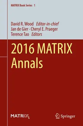 de Gier / Tao / Praeger |  2016 MATRIX Annals | Buch |  Sack Fachmedien