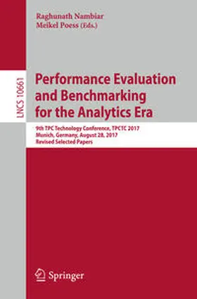 Nambiar / Poess |  Performance Evaluation and Benchmarking for the Analytics Era | eBook | Sack Fachmedien
