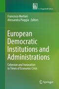 Pioggia / Merloni |  European Democratic Institutions and Administrations | Buch |  Sack Fachmedien