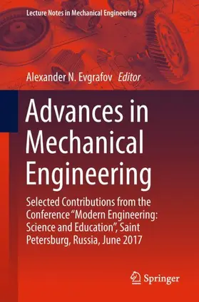 Evgrafov |  Advances in Mechanical Engineering | Buch |  Sack Fachmedien