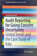 Brunelli |  Audit Reporting for Going Concern Uncertainty | Buch |  Sack Fachmedien