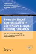 Mbarki / Silberztein / Mourchid |  Formalizing Natural Languages with NooJ and Its Natural Language Processing Applications | Buch |  Sack Fachmedien