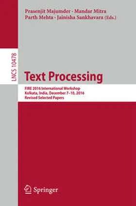 Majumder / Mitra / Mehta | Text Processing | E-Book | sack.de