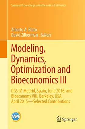 Pinto / Zilberman | Modeling, Dynamics, Optimization and Bioeconomics III | E-Book | sack.de