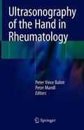 Mandl / Balint |  Ultrasonography of the Hand in Rheumatology | Buch |  Sack Fachmedien