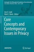 Navin / Cudd |  Core Concepts and Contemporary Issues in Privacy | Buch |  Sack Fachmedien