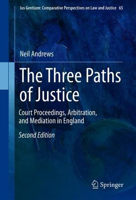 Andrews | The Three Paths of Justice | Buch | 978-3-319-74831-3 | sack.de