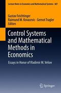 Feichtinger / Tragler / Kovacevic |  Control Systems and Mathematical Methods in Economics | Buch |  Sack Fachmedien