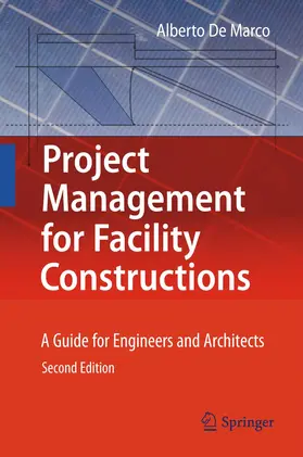 De Marco |  Project Management for Facility Constructions | Buch |  Sack Fachmedien