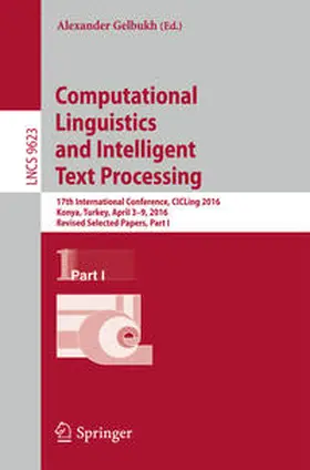 Gelbukh | Computational Linguistics and Intelligent Text Processing | E-Book | www.sack.de