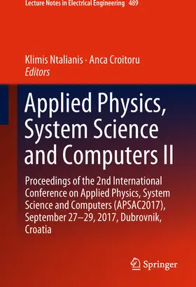 Ntalianis / Croitoru | Applied Physics, System Science and Computers II | E-Book | sack.de