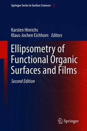 Eichhorn / Hinrichs | Ellipsometry of Functional Organic Surfaces and Films | Buch | 978-3-319-75894-7 | sack.de