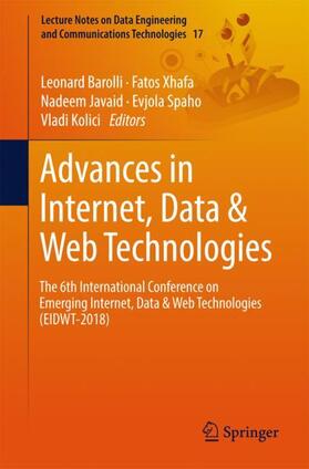 Barolli / Xhafa / Kolici | Advances in Internet, Data & Web Technologies | Buch | 978-3-319-75927-2 | sack.de