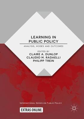 Dunlop / Trein / Radaelli | Learning in Public Policy | Buch | 978-3-319-76209-8 | sack.de