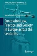 di Renzo Villata |  Succession Law, Practice and Society in Europe across the Centuries | Buch |  Sack Fachmedien