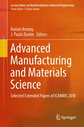 Antony / Davim | Advanced Manufacturing and Materials Science | E-Book | sack.de