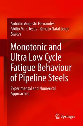 Fernandes / Natal Jorge / Jesus | Monotonic and Ultra-Low-Cycle Fatigue Behaviour of Pipeline Steels | Buch | 978-3-319-78095-5 | sack.de