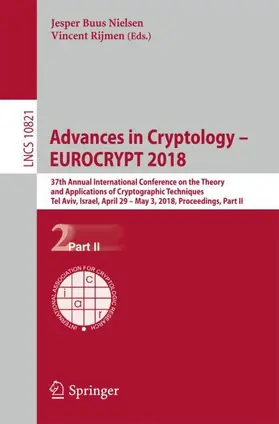 Rijmen / Nielsen |  Advances in Cryptology - EUROCRYPT 2018 | Buch |  Sack Fachmedien