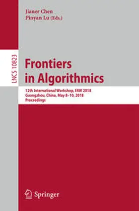 Chen / Lu |  Frontiers in Algorithmics | eBook | Sack Fachmedien