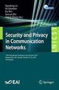 Lin / Ghorbani / Zhang |  Security and Privacy in Communication Networks | Buch |  Sack Fachmedien