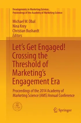 Obal / Bushardt / Krey |  Let's Get Engaged! Crossing the Threshold of Marketing's Engagement Era | Buch |  Sack Fachmedien