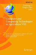Chen / Li |  Computer and Computing Technologies in Agriculture VIII | Buch |  Sack Fachmedien