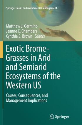 Germino / Brown / Chambers | Exotic Brome-Grasses in Arid and Semiarid Ecosystems of the Western US | Buch | 978-3-319-79701-4 | sack.de