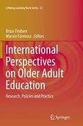 Formosa / Findsen |  International Perspectives on Older Adult Education | Buch |  Sack Fachmedien