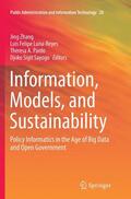 Zhang / Sayogo / Luna-Reyes |  Information, Models, and Sustainability | Buch |  Sack Fachmedien