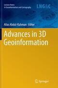 Abdul-Rahman |  Advances in 3D Geoinformation | Buch |  Sack Fachmedien