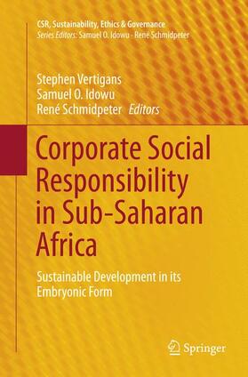 Vertigans / Schmidpeter / Idowu | Corporate Social Responsibility in Sub-Saharan Africa | Buch | 978-3-319-79994-0 | sack.de