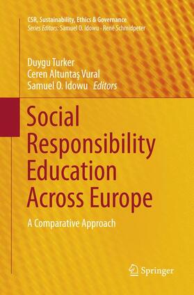 Turker / Idowu / Altuntas |  Social Responsibility Education Across Europe | Buch |  Sack Fachmedien