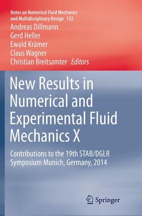 Dillmann / Heller / Breitsamter | New Results in Numerical and Experimental Fluid Mechanics X | Buch | 978-3-319-80107-0 | sack.de