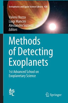 Bozza / Sozzetti / Mancini |  Methods of Detecting Exoplanets | Buch |  Sack Fachmedien