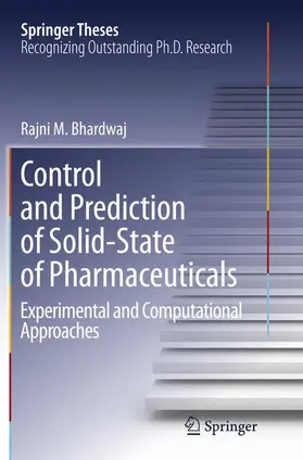 Bhardwaj |  Control and Prediction of Solid-State of Pharmaceuticals | Buch |  Sack Fachmedien