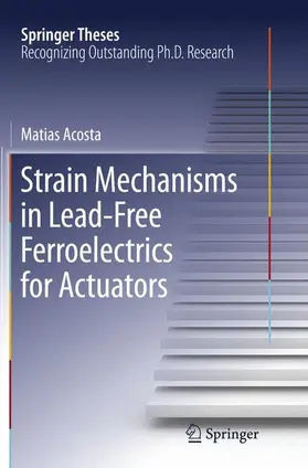 Acosta |  Strain Mechanisms in Lead-Free Ferroelectrics for Actuators | Buch |  Sack Fachmedien