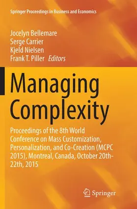 Bellemare / Piller / Carrier |  Managing Complexity | Buch |  Sack Fachmedien