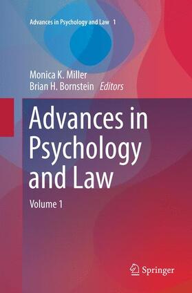 Bornstein / Miller |  Advances in Psychology and Law | Buch |  Sack Fachmedien