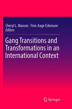 Esbensen / Maxson | Gang Transitions and Transformations in an International Context | Buch | 978-3-319-80606-8 | sack.de