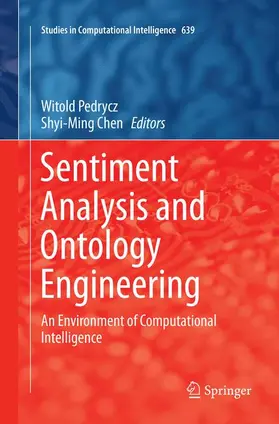 Chen / Pedrycz |  Sentiment Analysis and Ontology Engineering | Buch |  Sack Fachmedien