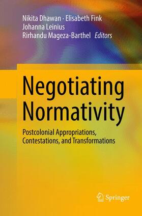 Dhawan / Mageza-Barthel / Fink | Negotiating Normativity | Buch | 978-3-319-80937-3 | sack.de