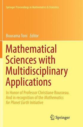 Toni | Mathematical Sciences with Multidisciplinary Applications | Buch | 978-3-319-81011-9 | sack.de